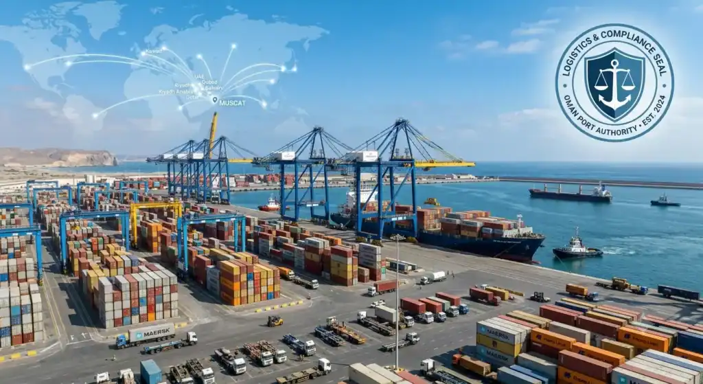 "Secure customs clearance and shipping services from Oman ports to GCC countries by Tawseel Saree"